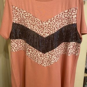 Boutique style pink top